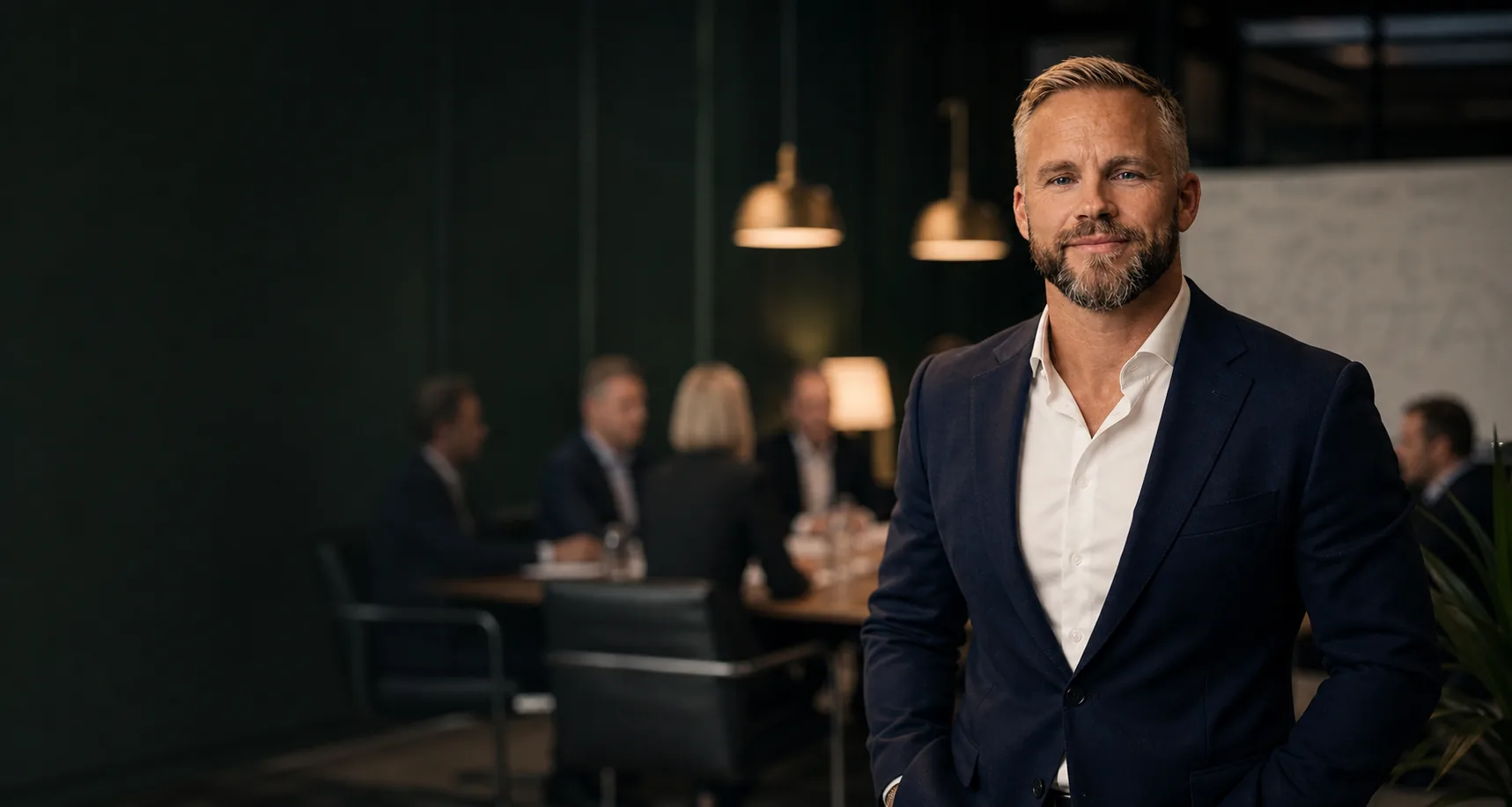 B2B säljutbildning med rådgivare i exklusiv mötesmiljö